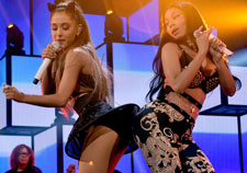 Ariana Grande concert upskirts
