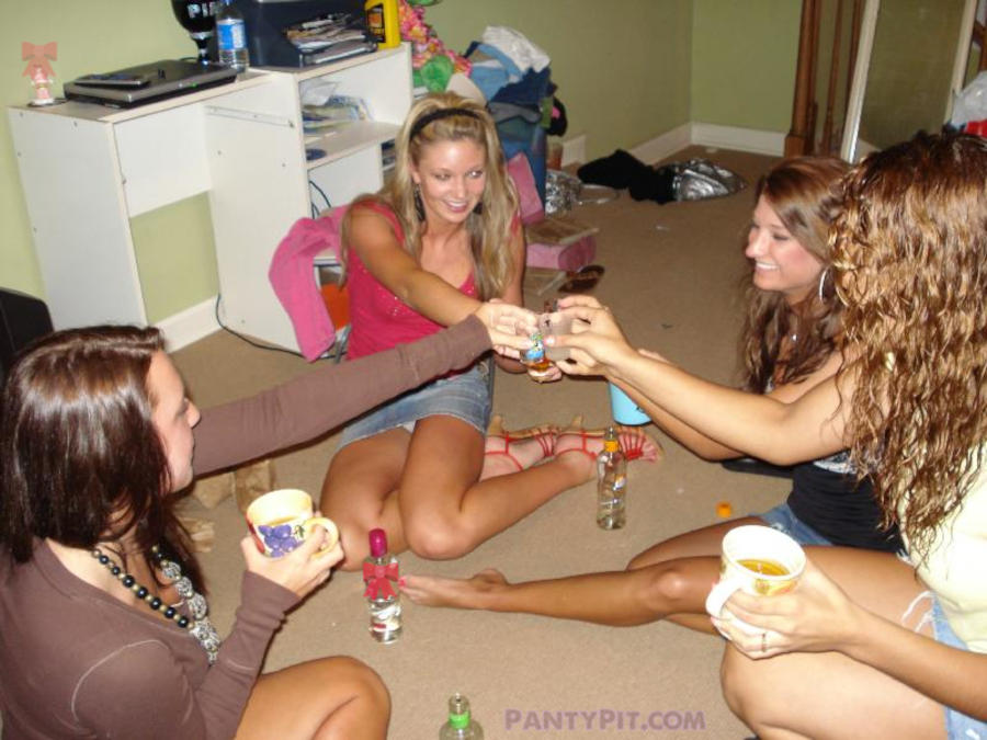 College thong party